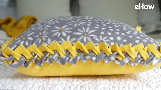 DIY No-Sew Braided Pillow Cover