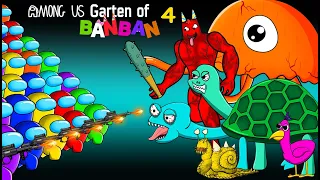 Among Us VS Monster TAMAKI & CHAMATAKI | Garten of Banban 4 | 어몽어스 Animation