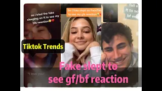 I pretended to fall asleep on FaceTime to see how my bf/gf would react 😜😜😜 --- Tiktok Trends