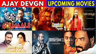 Ajay Devgan 16 Biggest Upcoming Movies 2024/2025 | Ajay Devgn Upcoming Movies list 2024 to 2026