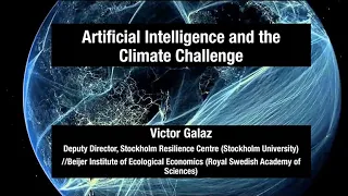 Artificial Intelligence and the Climate Change