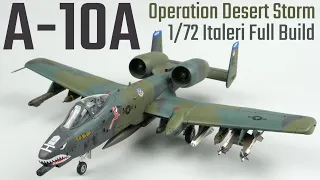 Fairchild Republic A-10A Thunderbolt II USAF 1/72 Italeri 1376 Full Build Video | RWO Models