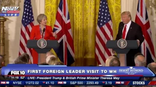 FNN: President Trump & British Prime Minister Theresa May Press Conference