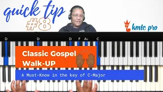 Classic Gospel Walk-up You Have to Learn | Chord Progression C Major | Piano Chords for Hymns