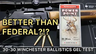 BIG BUCK KILLERS?! 30-30 Winchester 170gr Winchester Power Point Ammo Test
