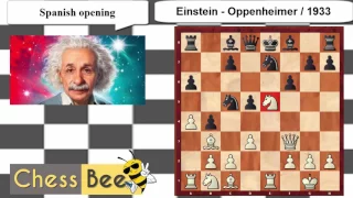 Albert Einstein Vs Oppenheimer - chess game
