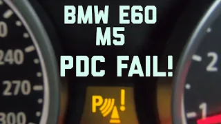 BMW E60 Parking Sensor Failure, Diagnoses & Repair