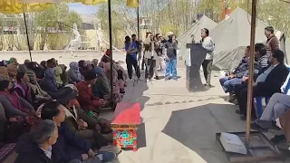 SONAM WANGCHUK VISITED HUNGER STRIKE POINT ON DAY 52 LEAD BY MINORITIES OF LADAKH | 6TH SCHEDULE