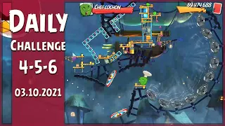Angry Birds 2 Daily Challenge 4-5-6 today 03/10/2021 for extra Terence card