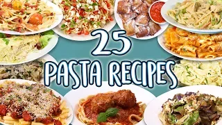 25 Delicious Pasta Recipes | Easy DIY Recipe Compilation with Many Vegetarian Options!
