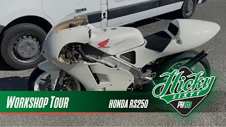 Peter Hickman Workshop Tour - Honda RS250 NX5