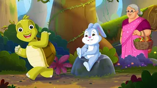 खरगोश और कछुआ Hindi Kahaniya | Rabbit and Tortoise | Hindi Stories for Kids