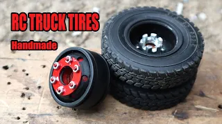 How to make RC Truck Tires/Wheels From PVC.