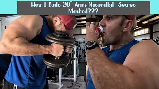 How I Built 20 Inch Arms Naturally---Secret Method???