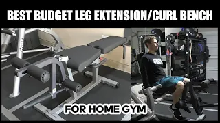 Best budget leg extension leg curl bench for home gym | body-solid glce365 leg extension/curl review