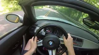 BMW Z4 E85 (MT) POV Driving Video 3
