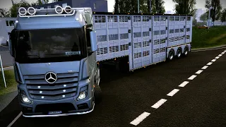 ROMANIA TO BULGARIA - Euro Truck Simulator 2 - [4K60fbs] - ACTROS - ETS2 - G29 - 2023