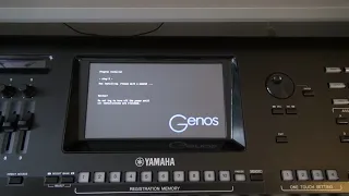 Genos Firmware Upgrade Process - V 2.0 to  V2.1