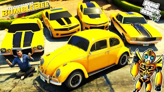 Michael Steal Every Bumblebee Cars in GTA 5 #156