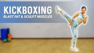 30-Min Kickboxing 🥊 Blast Fat & Sculpt Muscles | Joanna Soh