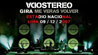 Soda Stereo - Estadio Nacional, Lima (09-12-07)(Concierto Completo)(Gira Me Verás Volver)(16:9)