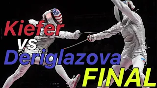 Tokyo 2021 [FINAL] Kiefer (USA) v Deriglazova (RUS) | Olympic Fencing | Women's Foil Highlight