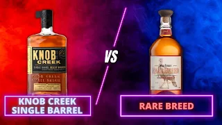 Two of Our Favorite Bourbons Go Head-To-Head... | Knob Creek Single Barrel vs Rare Breed BLIND