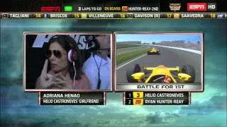 Últimas vueltas de Indianapolis 500 - IndyCar 2014