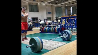 130 KG / 286 LBS Power Muscle Snatch Tian Tao Chinese Weightlifting Strength #shorts