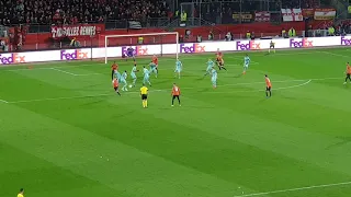 Stade Rennais / Arsenal égalisation de Rennes!!!! 1-1