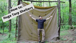 Big Tarp Survival Shelters: Tips, Hacks, Tricks