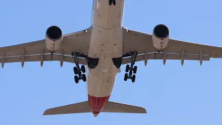 Loud!!! Qantas A330-200 departing Adelaide for Delhi!!