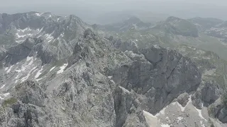 Bobotov Kuk summit and Durmitor national park  by drone in 4K