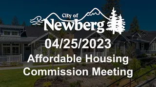 Affordable Housing Commission Meeting - April 25, 2023