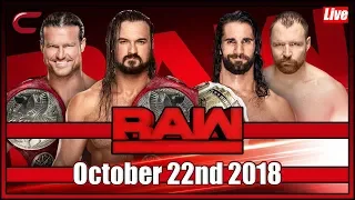 WWE RAW Live Stream Full Show October 22nd 2018: Live Reaction Conman167