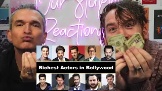 Top 10 Richest Bollywood Actors Of All Time REACTION!!