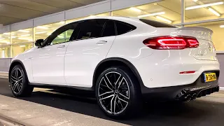 2020 Mercedes GLC 43 AMG Coupe - Night Review Drive Interior Sound Exterior Infotainment