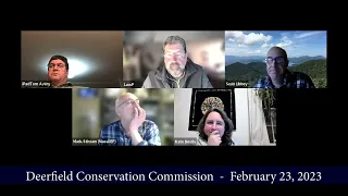 Deerfield Conservation Commission Meeting - February 23, 2023