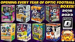 *EVERY YEAR OF OPTIC FOOTBALL BOXES!🏈 (2016-2023) TONS OF SICK PULLS!🔥