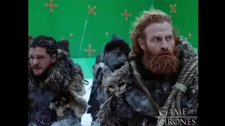 Bear attack. Behind the scenes of “Game Of Thrones" Behind The Scene Special Effect VFX
