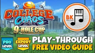 PRO & EXPERT PLAY-THROUGH | College Chaos 9-Hole Cup | Tailwinds | Golf Clash Guide Tips