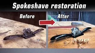 Spokeshave restoration || wood plane restoration