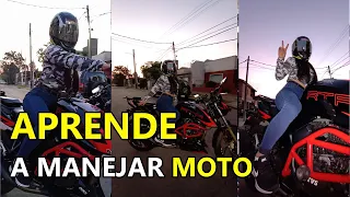 APRENDE  a MANEJAR MOTO desde 0 super FACIL