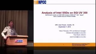 Analysis of SSDs on SGI UV 300