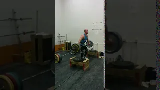 2016-03-17 Tempausveto korokkeelta - Snatch Pull 3x140 kg