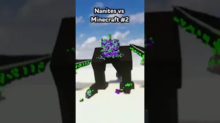 Nanites vs Minecraft #2, #shorts