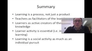 Summary - LTHE 2.1 Theories of Teaching and Learning