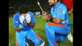 India 2011 world cup final  winning moment