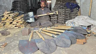 Amazing Process Of Mass Producing Shovels||Making Shovels In  with amazing skills||