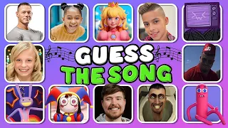 Guess Who's SINGING 🔥🎤🎶 |  Lay Lay, King Ferran, MrBeast, Elsa Salish Matter, Digital Circus